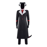 Helluva Boss Moxxie Hazbin Hotel Cosplay Costume Halloween Uniform Full Set